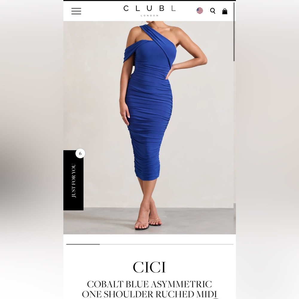 Club L London blue dress-brand new with tags
